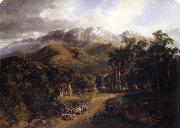 Nicholas Chevalier The Buffalo Ranges,Victoria oil painting picture wholesale